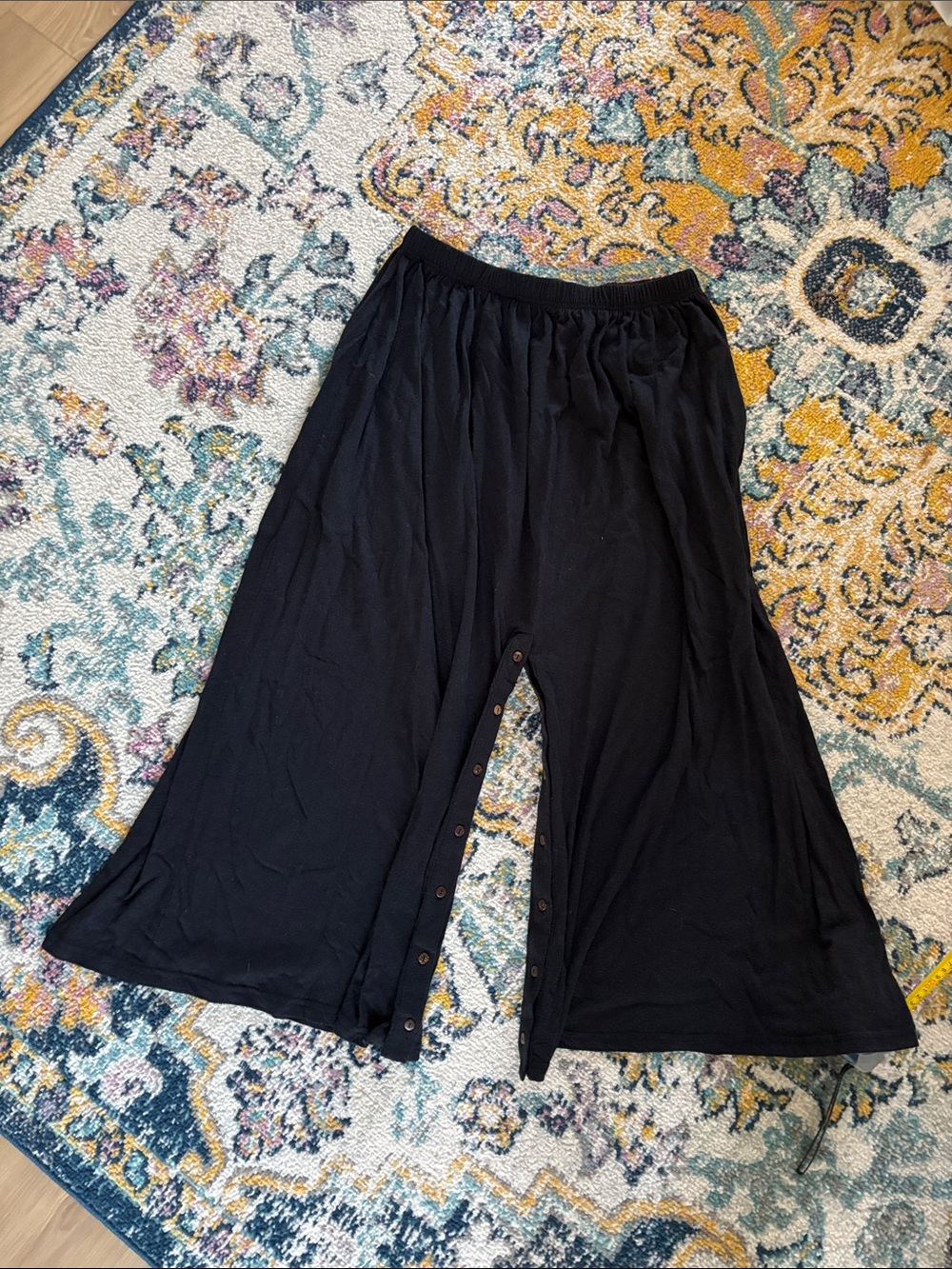 Free people Beach button inseam pants